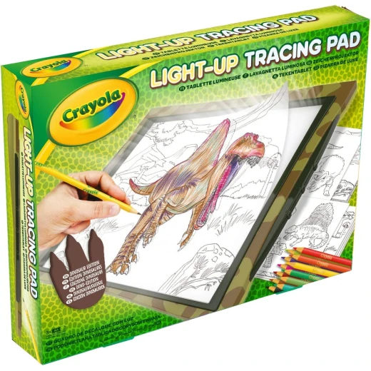 CRAYOLA | Dinosaur Light Up Tracing Pad Dinosaurs Memo Board