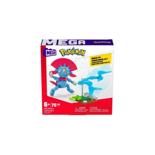 Mega construx | Pokemon Weavile Dimoret Snibunna Building Set, 75 Pieces