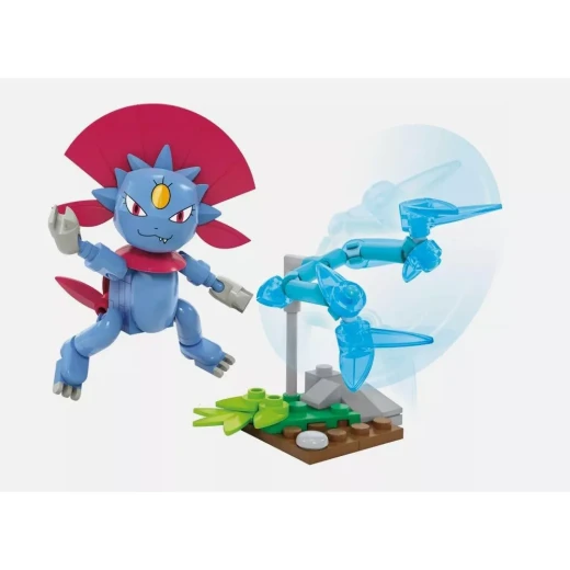 Mega construx | Pokemon Weavile Dimoret Snibunna Building Set, 75 Pieces