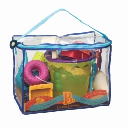 B.Toys Ready | Beach Bag from with 11 Funky Sand Toys