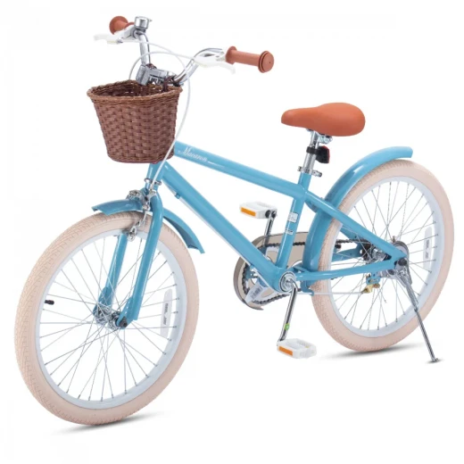 RoyalBaby | 18-inch Vintage Style Kids Bike Blue