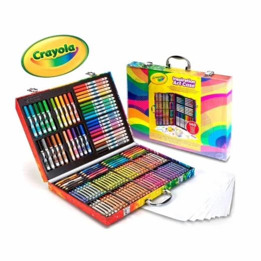 Crayola | Rainbow Artist Briefcase | 140 pcs