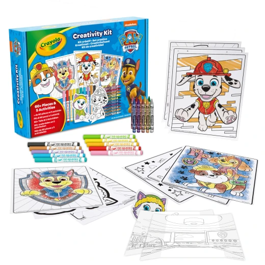 Crayola | Paw Patrol 5 Activities Creative Set with Colouring Pages