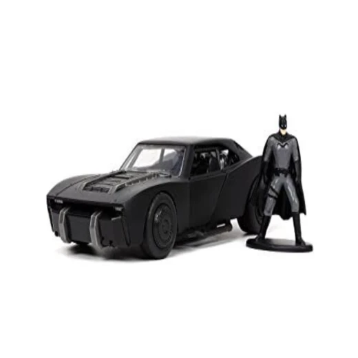 JADA | DC Comics The Batman Batmobile Metal car + Batman figure set