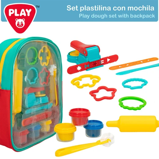 PlayGo | Plasticine Backpack Set | 13 pcs