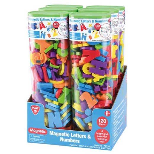 PlayGo | Magnetic Letters and Numbers Set | 120 pcs'