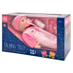 Dolls World | Baby Doll Tilly With Real Baby Sounds & Accessories , 30 cm