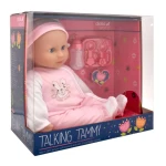 Dolls World | Baby Doll Tammy With Real Baby Sounds & Accessories , 46 cm