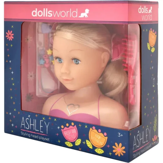 Dolls World | Styling Head Blonde Hair