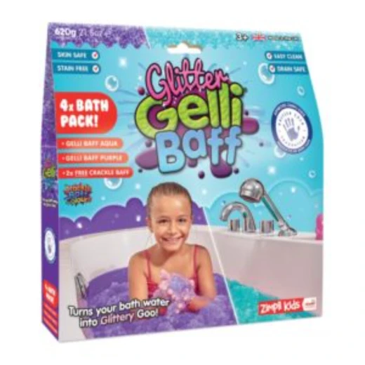 Zimpli Kids | Jelly Puff Purple-Aqua 600g + 2 Crackles