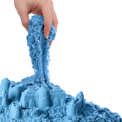 Art Craft | Kinetic Play Sand with Accessories | Blue | 1 kg