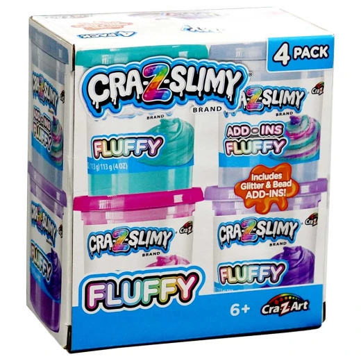 Car-Z-Art -Slimy Fluffy 4 Pack