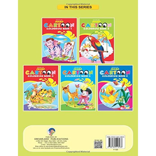 Dreamland jumbo cartoon coloring book