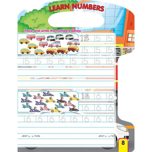 Dreamland | Write And Wipe Book | Numbers | An Early Learning Book For Kids