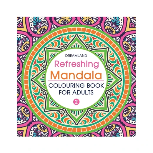 Dreamland refreshing mandala coloring book for adults