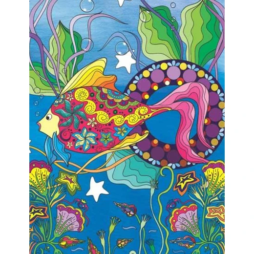 Dreamland | Extreme Copy Color | Sea World | A Drawing Painting & Colouring Book For Adults