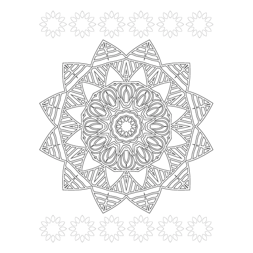 Dreamland mandala coloring book for kids