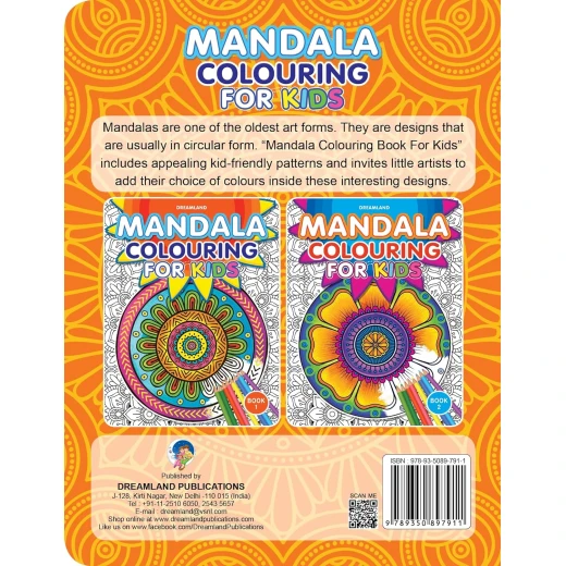 Dreamland mandala coloring book for kids