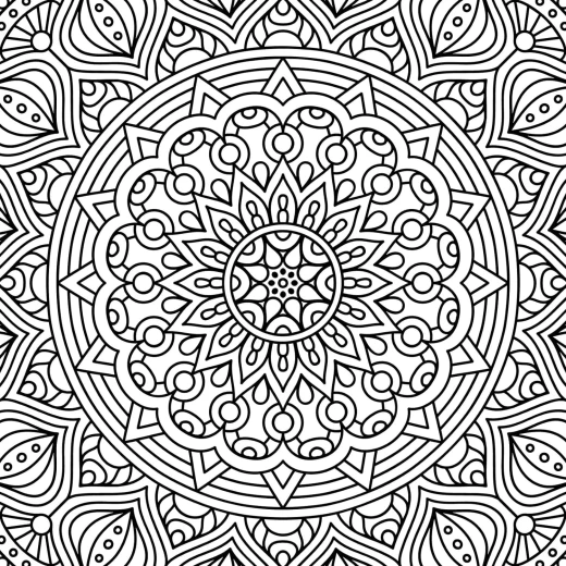 Dreamland | Refreshing Mandala | Coloring Book for Adults