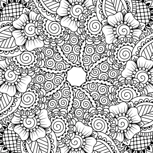 Dreamland | Refreshing Mandala | Coloring Book for Adults