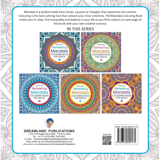 Dreamland | Refreshing Mandala | Coloring Book for Adults