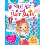 Dreamland nail art and hair style coloring book