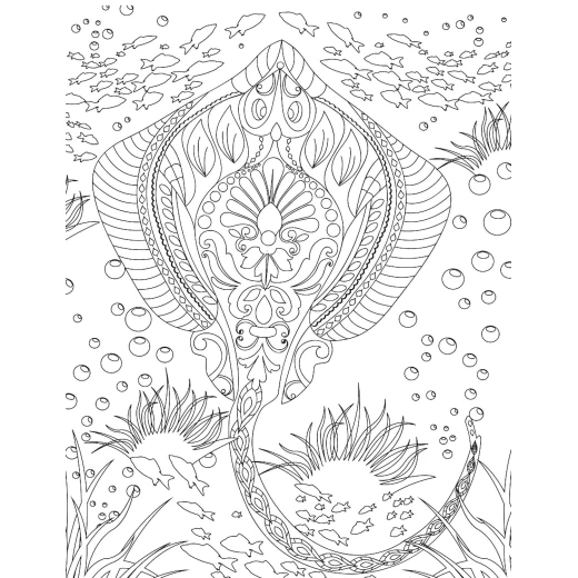 Dreamland Ocean Coloring Book for Adults