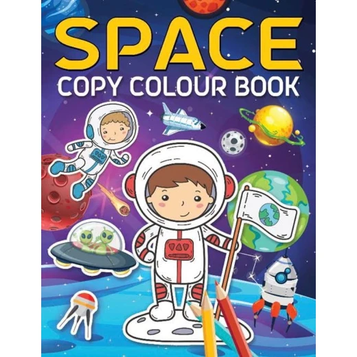 Dreamland Space Copy Coloring Book