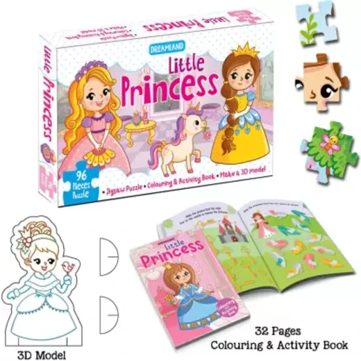 Dreamland little princess jigsaw puzzle for kids 96 pcs