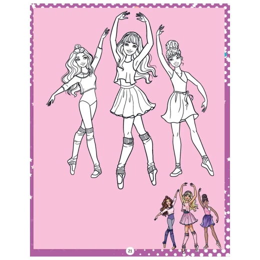 Dreamland Barbie Copy Coloring Book