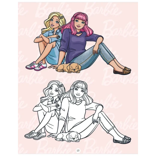 Dreamland Barbie Copy Coloring Book