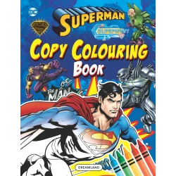 Dreamland Superman Copy Coloring Book