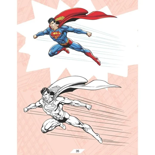 Dreamland Superman Copy Coloring Book