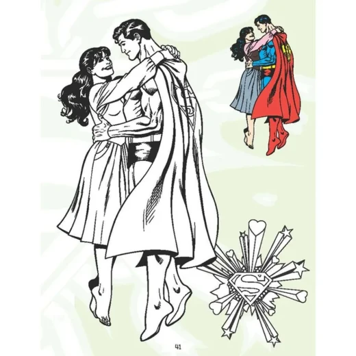 Dreamland Superman Copy Coloring Book