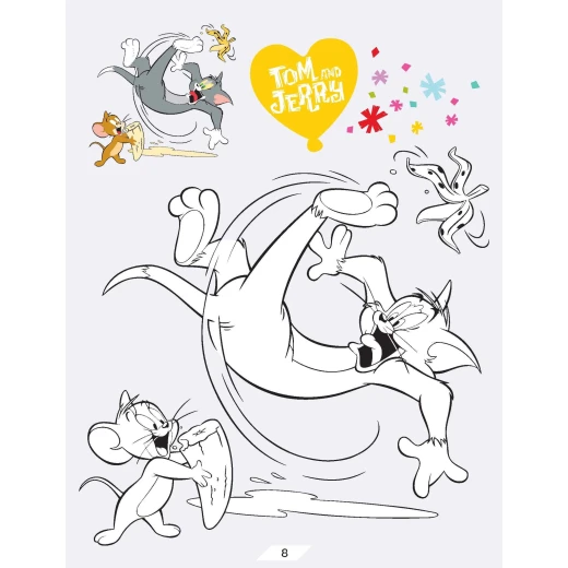 Dreamland Tom and Jerry Copy Coloring Book