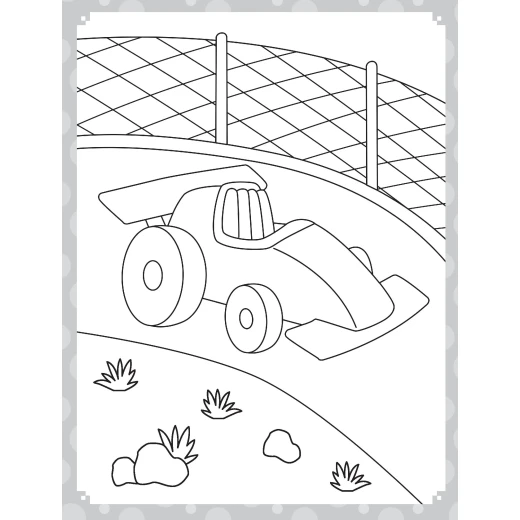 Dreamland | Publications My Ultimate Vehicles Coloring Fun Book With Free Crayons