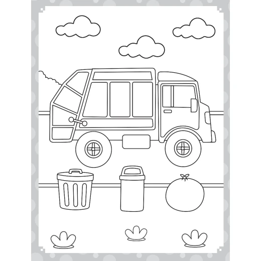 Dreamland | Publications My Ultimate Vehicles Coloring Fun Book With Free Crayons