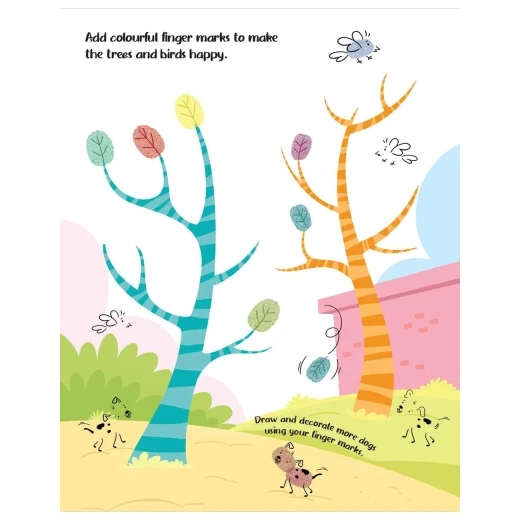 Dreamland | fingerprint art activity book for children