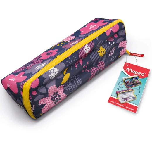 Maped Open Xxl Empty Pencil Case Pattern Pink