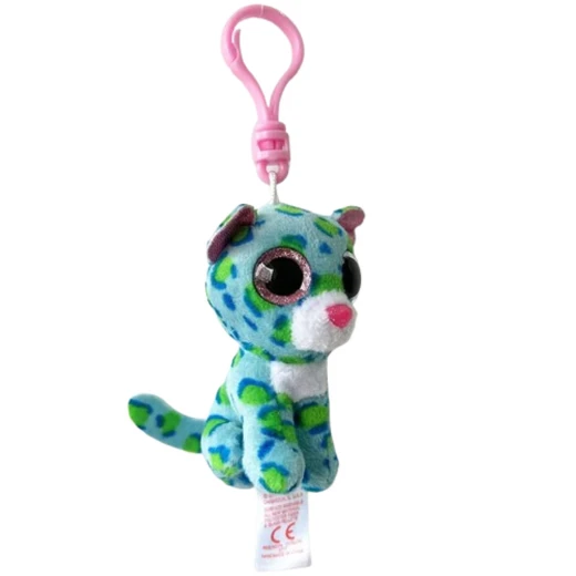 Ty | Blue Leopard Keyclip