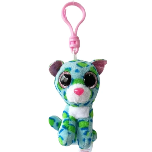 Ty | Blue Leopard Keyclip